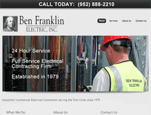 Tablet Screenshot of benfranklinelectric.com